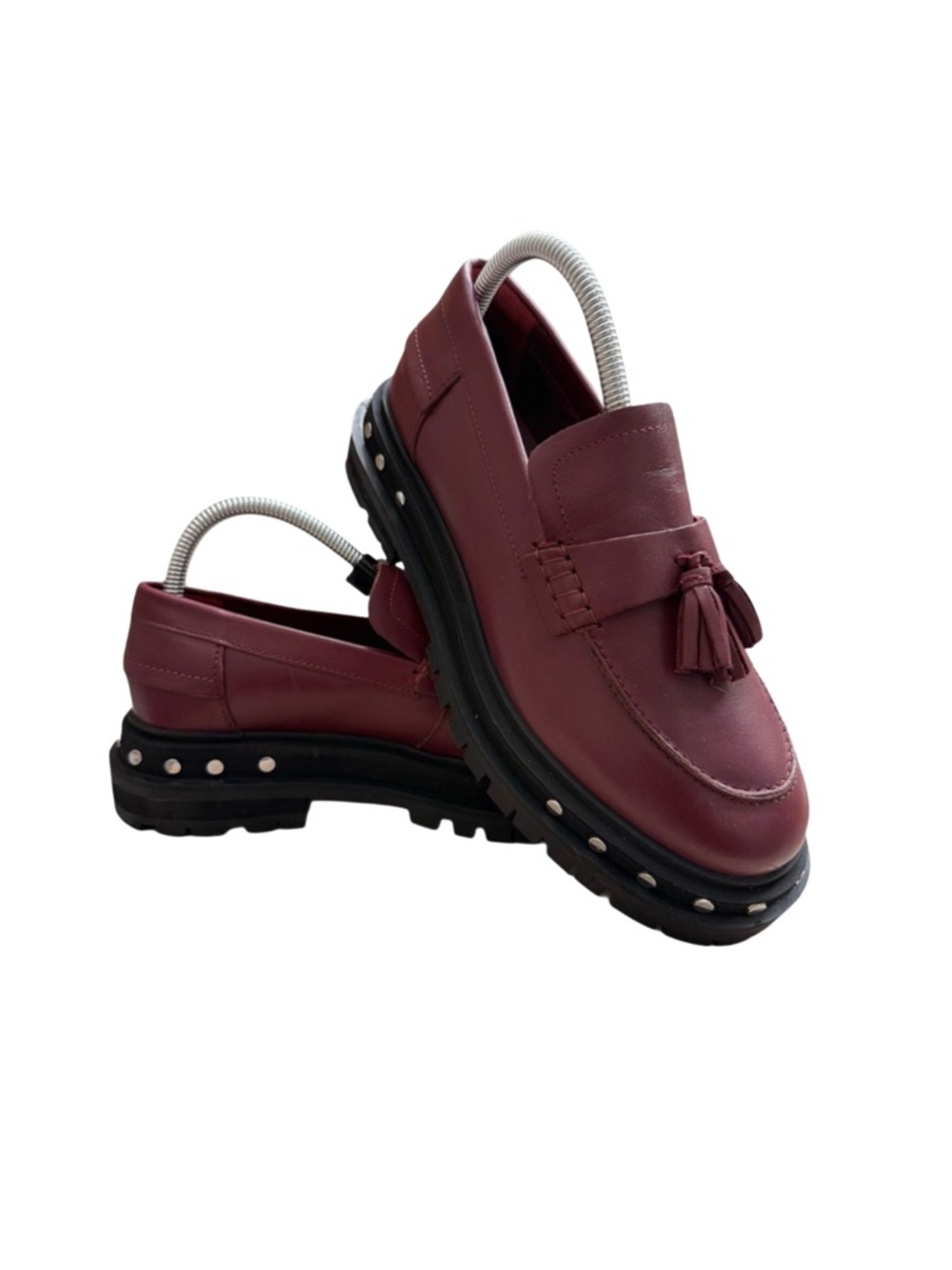 FREE PEOPLE TEAGAN TASSEL STUDDED LOAFER NWT - Picture 2 of 8